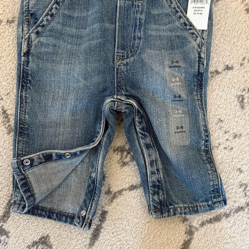 GAP Blue Denim Kids Overalls - Picture 4 of 4